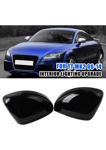 Araba Yan Dikiz Aynası Kapağı Kanat Aynası Tt Ttrs 8j R8 2007-2015 ile Uyumlu (Yurt Dışından) fiyatları