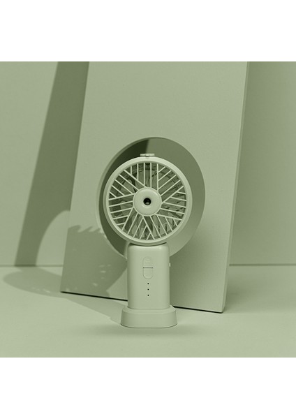 2000MAH Taşınabilir Yeşil Fan Elektrikli USB Şarj Edilebilir El Soğutma Klima Nemlendirici (Yurt Dışından) fırsatları