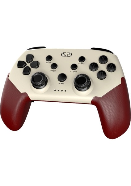 Programlanabilir Geri Tuşları Olan Switch Pro ile Uyumlu Uyumlu Lite OLED Steam Kullanışlı Bluetooth, Kırmızı (Yurt Dışından)