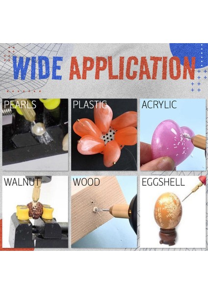 Dıy Mini Elektrikli Matkap Elektrikli Sondaj Aracı El Sanatları ile Uyumlu Reçine Takı Ahşap El Sanatları Aracı USB Matkap Gravür Kalem (Kırmızı) (Yurt Dışından) fiyatları