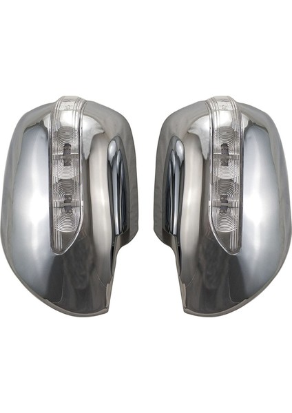 4runner Prado 2700 FJ120 2003-2009 ile Uyumlu Krom Araba LED Yan Ayna Kapağı Yan Ayna Kapağı Dış Aksesuarlar (Yurt Dışından)