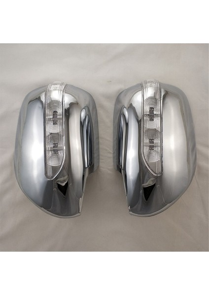 4runner Prado 2700 FJ120 2003-2009 ile Uyumlu Krom Araba LED Yan Ayna Kapağı Yan Ayna Kapağı Dış Aksesuarlar (Yurt Dışından)