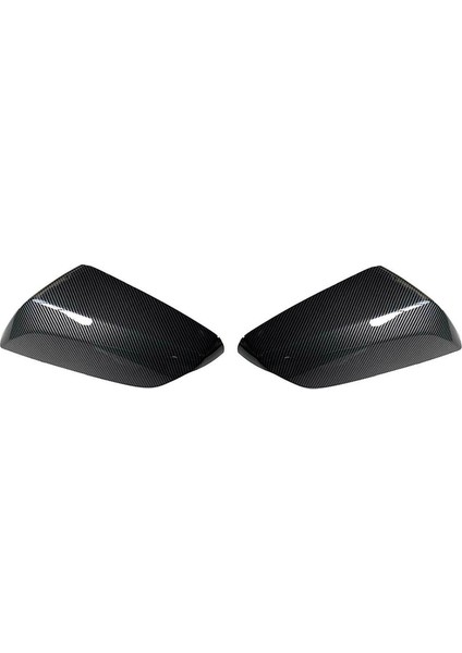 Karbon Fiber Abs Dikiz Yan Ayna Kapağı 2016-2021 ile Uyumlu Değiştirin (Yurt Dışından)