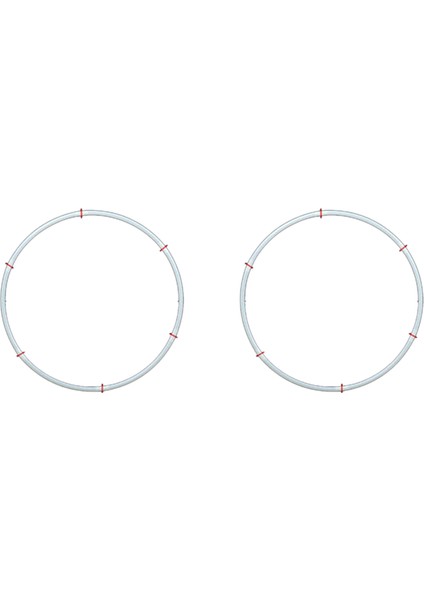 2x Büyük Balon Kemer Seti Sütun Standı Taban Çerçeve Seti Düğün Doğum Günü Partisi Dekoru 60 cm (Yurt Dışından)