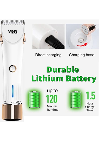 Vgr V-005 Elektrikli Saç Düzeltici Şarj Koltuk Tıraş Makinesi Ayarlanabilir Kesici Kafa Saç Düzeltici Elektrikli Kesme Makinesi Ab Tak (Yurt Dışından) modelleri
