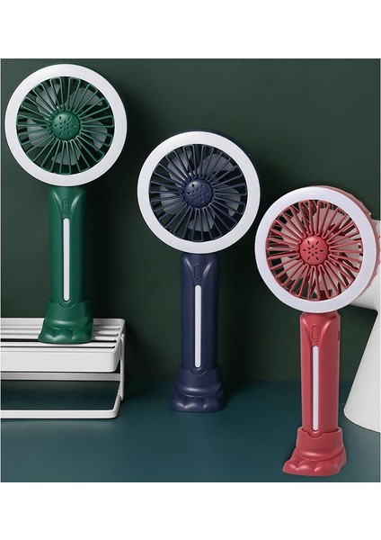Yaz Taşınabilir Mini Fan 3 Hız Ayarlanabilir Fanlar USB Şarj Edilebilir Masa El Klima Soğutucu Dışında (Yeşil) (Yurt Dışından) indirimleri