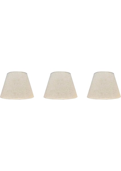 3x Masa Lambası Abajur Aksesuarları E27 Keten Başucu Lambası Duvar Lambası Zemin Lambası Gölge Kumaş Alt Çapı 30 cm Beyaz (Yurt Dışından)