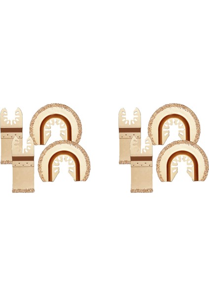 Harç Temizleme Için 8 Adet Karbür Irmik Salınımlı Testere Bıçakları, Fayans Harcı Için Çok Amaçlı Bıçaklar Harç Sökücü Aracı (Yurt Dışından)
