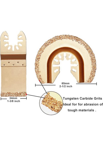 Harç Temizleme Için 8 Adet Karbür Irmik Salınımlı Testere Bıçakları, Fayans Harcı Için Çok Amaçlı Bıçaklar Harç Sökücü Aracı (Yurt Dışından) modelleri
