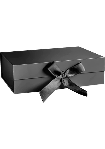 Хранение Продукции,kapaklı Hediye Kutusu, Ilmek Hediye Kutusu Manyetik Dikdörtgen Hediye Kutusu Dekoratif Kutu, Doğum Günü Hediye Paketleme Için (Siyah) (Yurt Dışından)