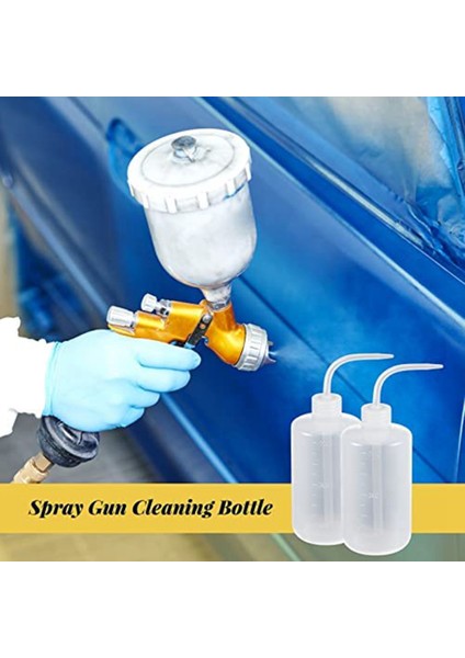Многоцелевые Наборы,24 Adet Püskürtme Tabancası Temizleme Kiti Sprey Boya 500 ml Plastik Sıkma Yıkama Şişesi Tüp Şişe Fırçaları Boya Tabancası Temizleme Kiti (Yurt Dışından)