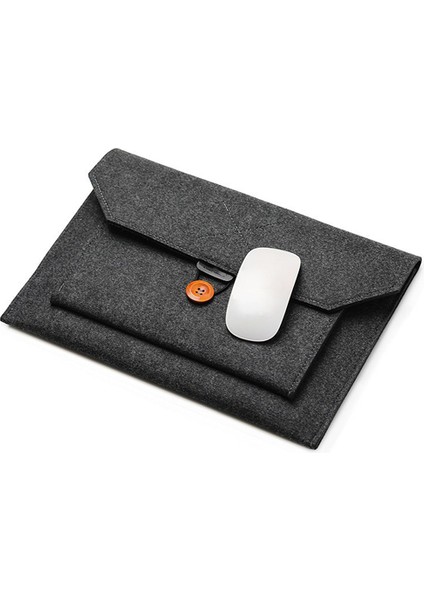 Хранение Продукции,2x Yumuşak Iş Çantası Kılıf Apple Macbook Air Pro Retina 13 Dizüstü Macbook Tablet Için Çanta Koyu Gri (Yurt Dışından)