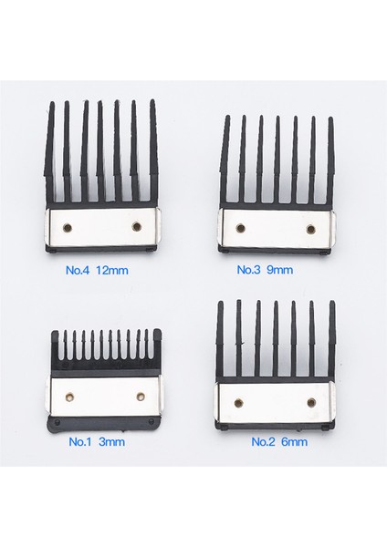 Wahl Için 12'li Metal Destekli Kesme Kılavuzlu Tarak Seti 3mm 6mm 9mm 12MM (Yurt Dışından) indirimleri
