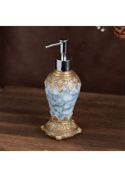 Dayanıklı Pompalı Retro Akik Beyaz Sabunluk, Banyo, Yatak Odası ve Mutfak B Için Doldurulabilir Sıvı El Losyonu Şişesi (Yurt Dışından)