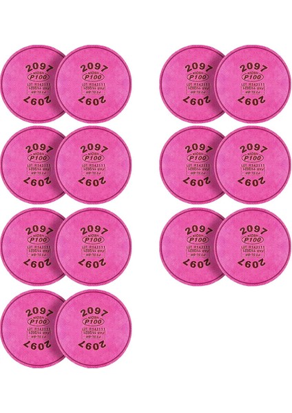 14 Adet 2097 P100 Partikül Filtresi, 6000 6200 6800 7000 Ff-4 Için P100 Filtre Tutucusunun Değiştirilmesi Üzerine Takılı (Yurt Dışından)