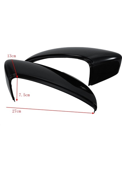 2 Adet Araba Yan Kanat Ayna Kapatma Kapakları Dikiz Aynası Kılıfı cc ile Uyumlu / (Yurt Dışından) indirimleri