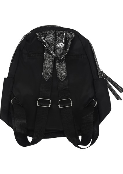 Naylon Kadın Sırt Çantası Fermuarlı Okul Çantası Genç Kız Küçük Sırt Çantası Kadın Sırt Çantası Siyah (Yurt Dışından) indirimleri