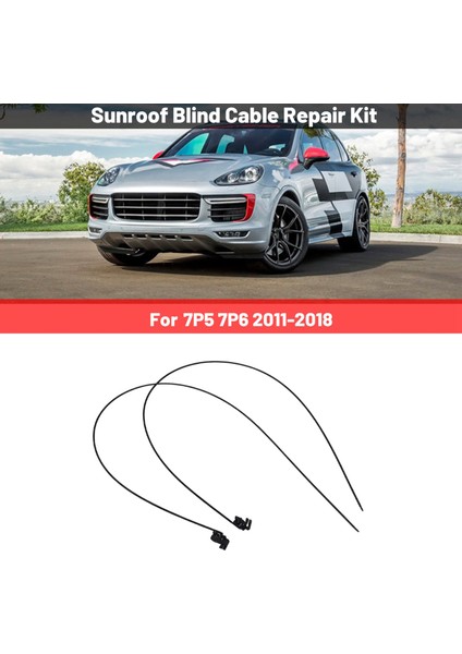 2 Adet/takım Araba Sunroof Kör Kablo Tamir Kiti Porsche Cayenne Vw Touareg 7p5 7p6 2011-2018 7P0898870A (Yurt Dışından) modelleri
