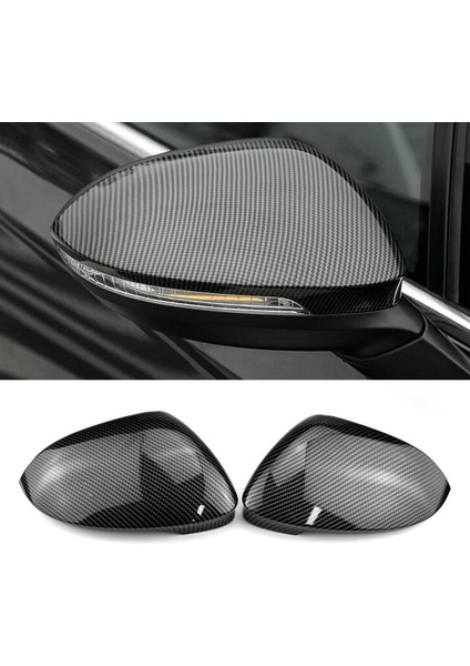 Karbon Fiber Dikiz Yan Cam Ayna Kapağı Trim Çerçeve Yan Ayna Kapakları ile Uyumlu Golf 8 Mk8 2020 2021 (Yurt Dışından) fiyatları