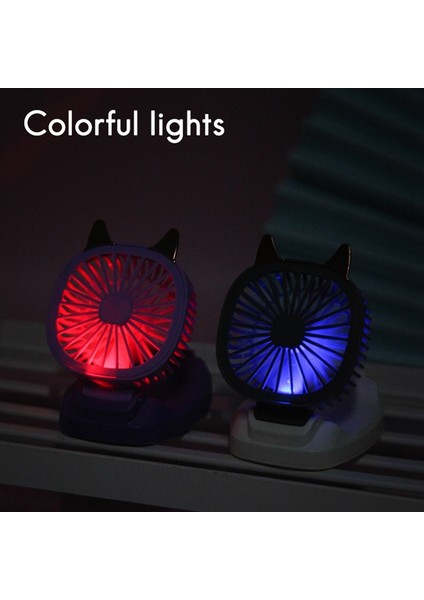 Mini Fan Sessiz 3 Hız Ayarlanabilir USB Şarj Edilebilir Iç Mekan/dış Mekan Için Aydınlık, Gri (Yurt Dışından) fırsatları