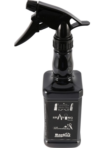 2x 650ML Kuaförlük Sprey Şişesi Salon Berber Saç Araçları Saç Kesme Su Püskürtücü Siyah (Yurt Dışından)
