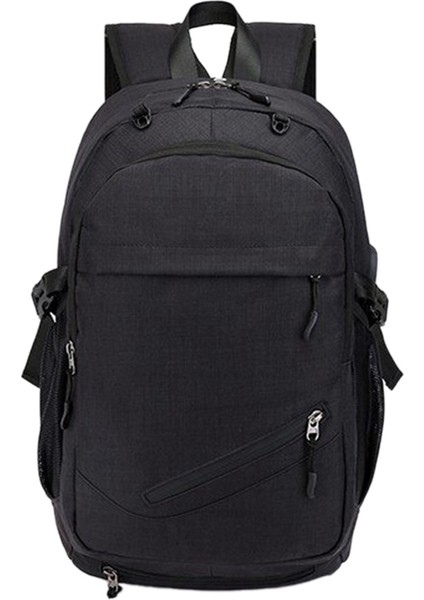 Erkek Spor Spor Çantası Basketbol Sırt Çantası Açık Eğlence Sırt Çantası Futbol Çantası Laptop Çantası Okul Çantası Siyah (Yurt Dışından)