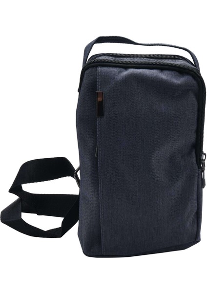 Naylon Göğüs Çantası Erkek Çantası Messenger Çanta Çok Fonksiyonlu Messenger Moda Açık Göğüs Çantası Koyu Gri (Yurt Dışından)