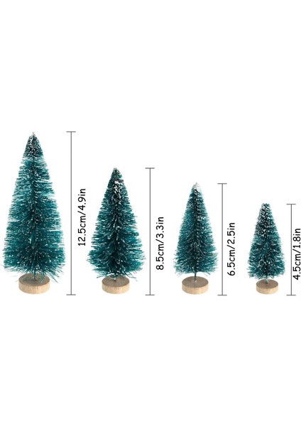 Декоративные Подарки,34 Adet Mini Noel Ağacı Kar Don Küçük Çam Ağacı Dıy Zanaat Masaüstü Dekorasyon Noel Süsleri Ağaç Süslemeleri (Yurt Dışından) fiyatları