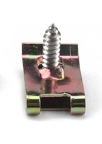 300 Adet Bronz Ton Bahar Metal Klip Otomatik Raptiye Klipleri Demir Somun Araba Kapı Paneli Spire Vida Tabanı U Tipi Klipler (Yurt Dışından) fırsatları