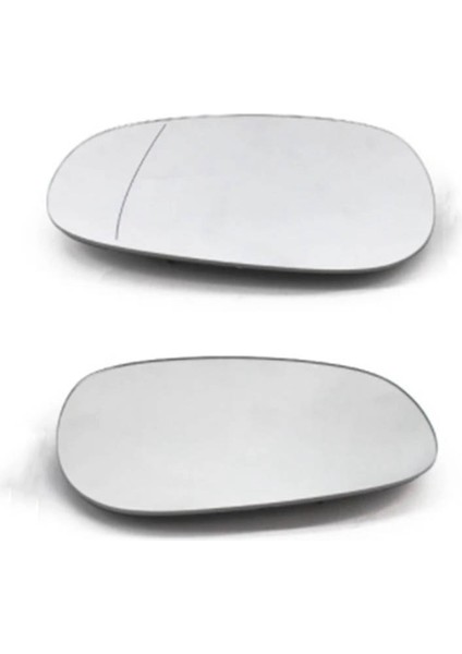 Uyumludur - E90 E92 E93 Yan Yan Ayna Camı Beyaz Isıtmalı Kör Nokta (Yurt Dışından)