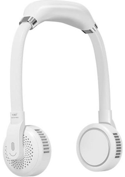 Taşınabilir Asma Boyunlu Fan, 4000 Mah Kanatsız Fan, 360 Derece Bükme Hortumu ve Dönen Kafa, 3 Hız, Seyahat, Spor, Vb, B (Yurt Dışından) fiyatları