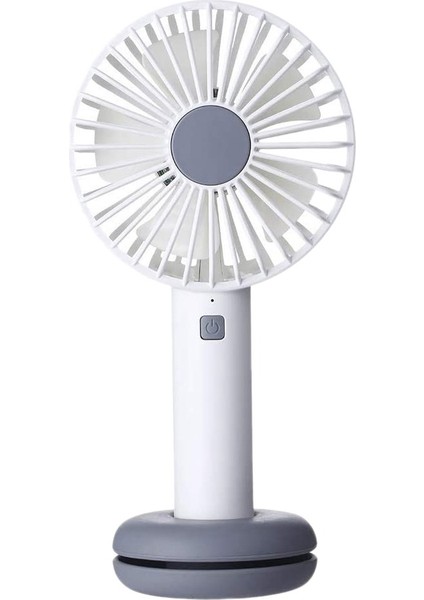 Taşınabilir El Fan Mini USB Kişisel Masa Masası 3 Hızlı Hava Soğutucu Açık Seyahat Için Gece Işık Tabanı Ile, Beyaz (Yurt Dışından) fiyatları