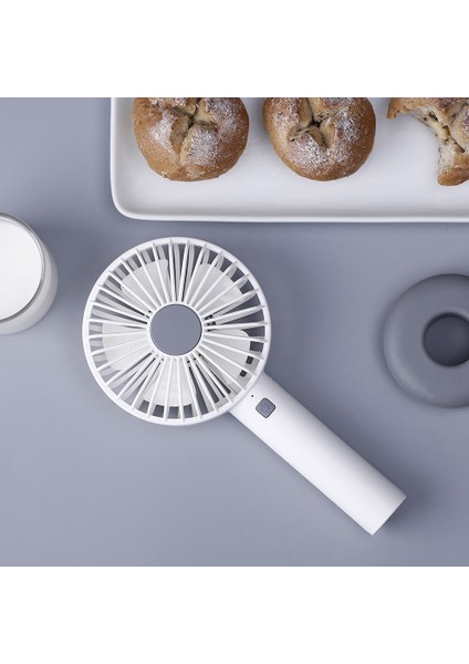 Taşınabilir El Fan Mini USB Kişisel Masa Masası 3 Hızlı Hava Soğutucu Açık Seyahat Için Gece Işık Tabanı Ile, Beyaz (Yurt Dışından) fırsatları