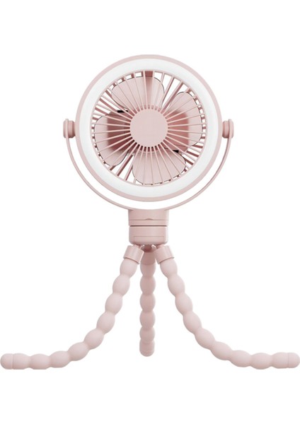 Pembe Taşınabilir Şarj Edilebilir Bebek Arabası Fanı Klipsli Ahtapot Gece Lambası Mini Kişisel El (Yurt Dışından) indirimleri