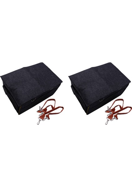 2x Taşınabilir Bebek Bezi Caddy Organizatör Tote Nappy Caddy Organizatör Büyük Boy Kreş Essentials Saklama Kutuları (Yurt Dışından)