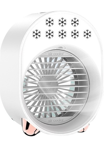 Hava Soğutucu Fan Mini Masaüstü Klima Gece Işığı ile USB Su Soğutma Nemlendirici Arıtma Beyaz (Yurt Dışından) fiyatları