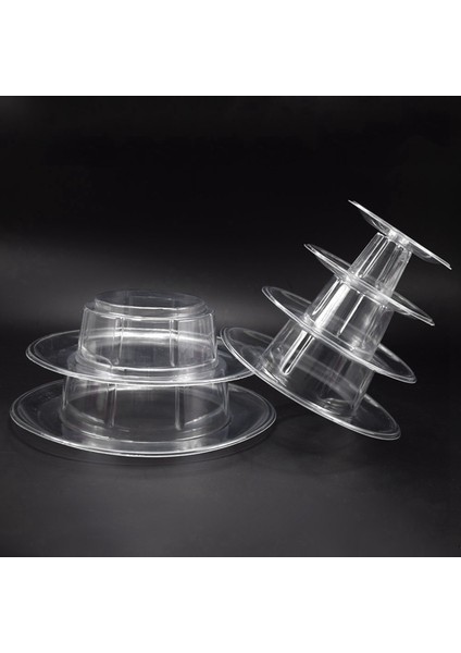 2x Makaron Ekran Kulesi 4 Katmanlı Cupcake Standı Gıda Teşhir Standı Kek Standı Düğün Dekorasyon Doğum Günü Partisi Favor (Yurt Dışından) modelleri