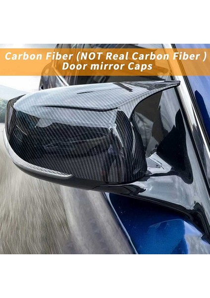 Karbon Fiber Kapı Dikiz Aynası Kapatma Kapakları Trim Değiştirme ile Uyumlu Q50 Q60 Q70 QX30 QX50 2014-2020 Aksesuarları (Yurt Dışından) fırsatları