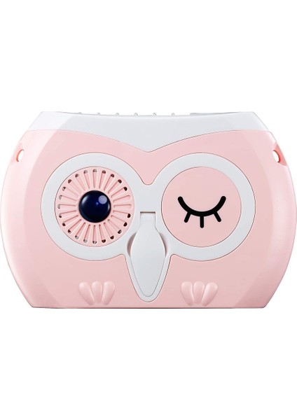 Kişisel Fan, Taşınabilir Küçük El Fanı, Şarj Edilebilir Masa Fanı, Masa Için Kordon USB Şarj Kablosu ile Boyun Fanı, Pembe (Yurt Dışından) indirimleri