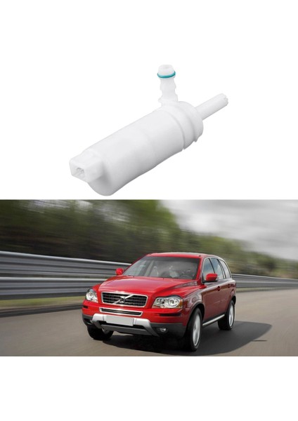 Araba Ön Silecek Cam Su Püskürtme Pompası Motor Silecek Far Temizleme Pompası ile Uyumlu XC90 2002-2010 30663273 (Yurt Dışından)