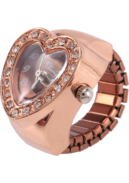 20 mm Yüzük Saat Parmak Saat Yüzük Rose Gold (Yurt Dışından)