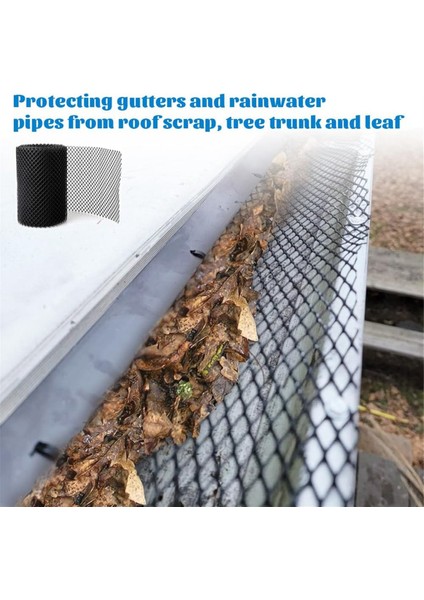 4 Paket Oluk Koruması Örgü Ruloları, 20 Feet Oluk Yaprak Muhafızları, 40 Klip Kancalı, Yaprakları Önleyen Dıy Yağmur Oluk Kapakları (Yurt Dışından) indirimleri