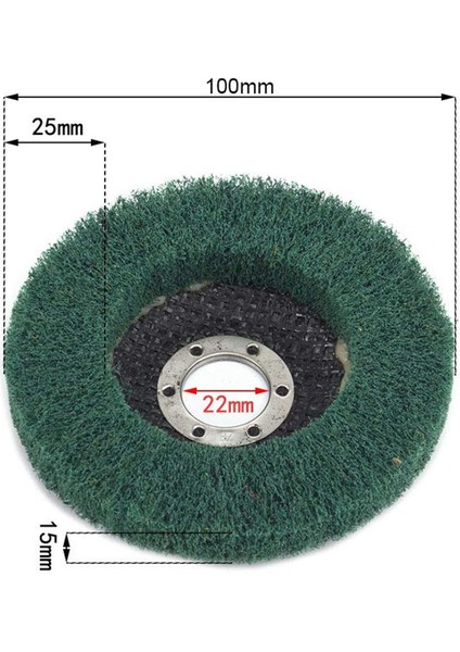 10 Adet Naylon Fiber Mop Taşlama Parlatma Parlatıcı Tekerlek Ovma Pedi Taşlama Diski Açı Öğütücü Için Metal Parlatıcı (Yurt Dışından)