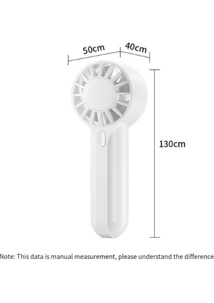 USB Şarj Edilebilir Mini El Fanı Taşınabilir Dış Mekan Yüksek Hızlı Büyük Hava Akışı Küçük (Yurt Dışından)