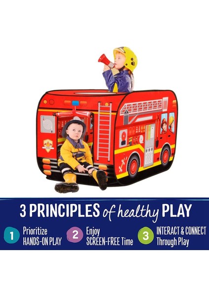 Polis Kamyonu Çadırı Çadır Katlanabilir Kapalı ve Açık Oyun Evi Çocuklar Bebekler Erkek Kız ile Uyumlu (Yurt Dışından) fiyatları