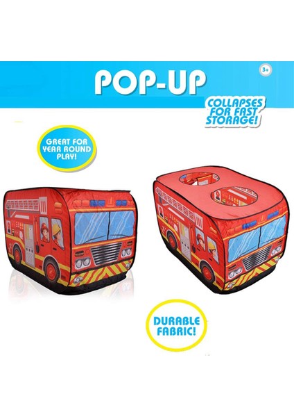 Polis Kamyonu Çadırı Çadır Katlanabilir Kapalı ve Açık Oyun Evi Çocuklar Bebekler Erkek Kız ile Uyumlu (Yurt Dışından) modelleri