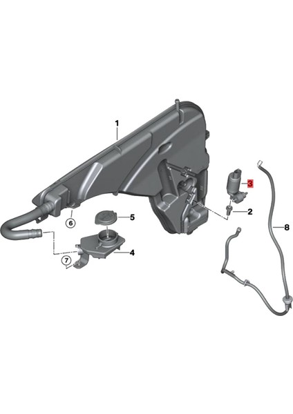67127388349 Araç Ön Camı Yıkama Pompası Motoru ile Uyumlu X1 X2 X3 X4 X5 F15 F39 F45 F46 F49 F85 2014-2016 Santrifüj Pompa (Yurt Dışından) fırsatları