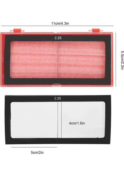 2x Ark Kaynak Büyüteç Lens Kaynakçı Ekran Kask Cam Diyoptri 2.25 Parlama Önleyici Kaynak Maskesi Gözlük (Yurt Dışından)