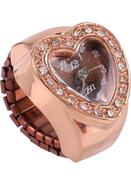 20 mm Yüzük Saat Parmak Saat Yüzük Rose Gold (Yurt Dışından)