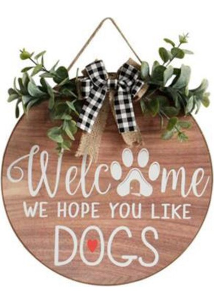 Hoşgeldiniz Yay Mektup Ön Kapı Işareti Ahşap Ev Dekorasyon Kolye Özel Günler Hatırlatma Kurulu Ev Asılı Dekorlar (Yurt Dışından)